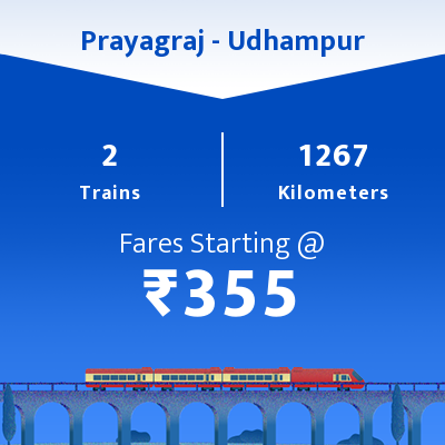 Prayagraj To Udhampur Trains